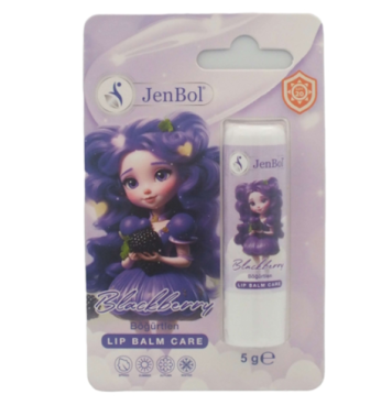 Jenbol Kids Lip Balm Dudak Bakım Kremi Böğürtlen Spf20 5 gr - Jenbol