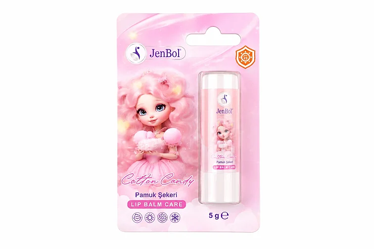 Jenbol Kids Lip Balm Dudak Bakım Kremi Cotton Candy Spf20 5 gr - 1