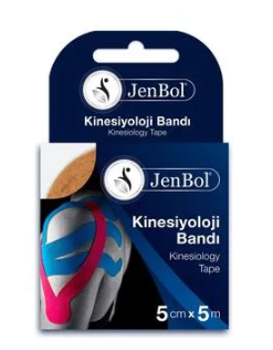 Jenbol Kinesiology Tape Ağrı Bandı 5 cm x 5 m - Ten Rengi - Jenbol