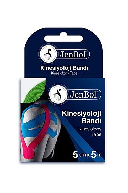 Jenbol Kinesiology Tape Ağrı Bandı 5 cm x 5 m - Yeşil - Jenbol