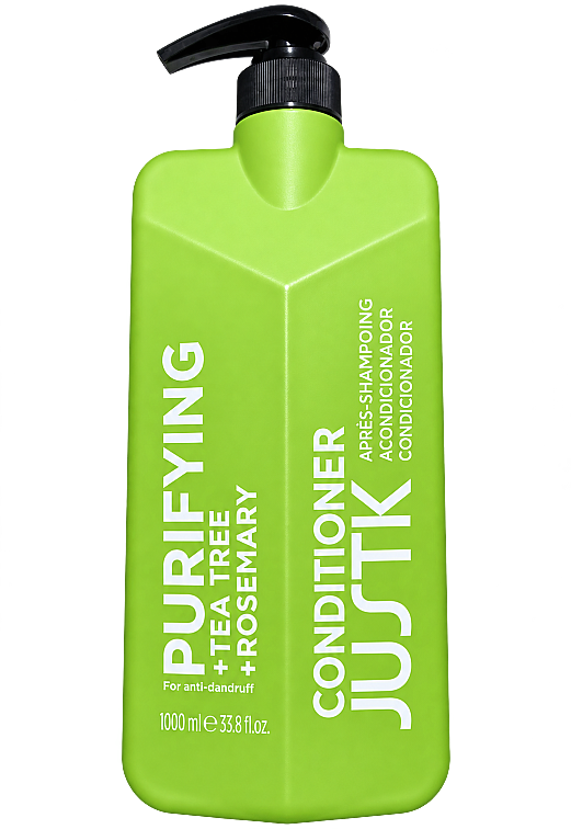 JustK Biberiye ve Çay Ağacı İçeren Arındırıcı Saç Kremi – 1000 ml - 1