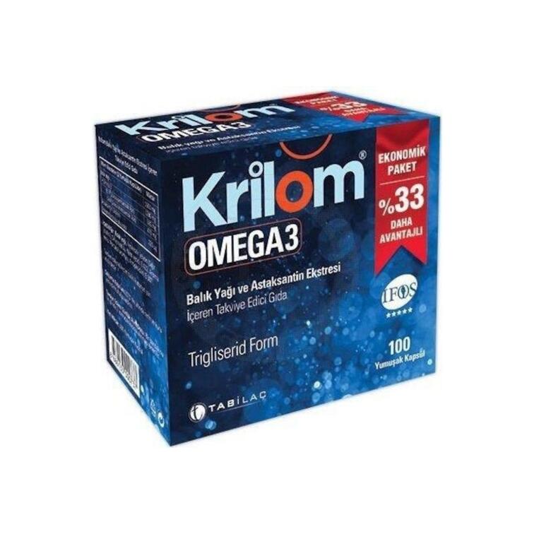 Krilom Omega 3 Yumuşak Kapsül 100 Kapsül - 1