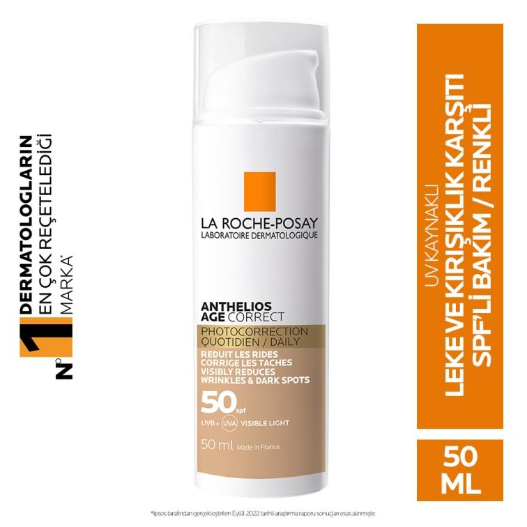 La Roche Posay Anthelios Age Correct SPF 50 Krem 50 ml - Renkli - 2