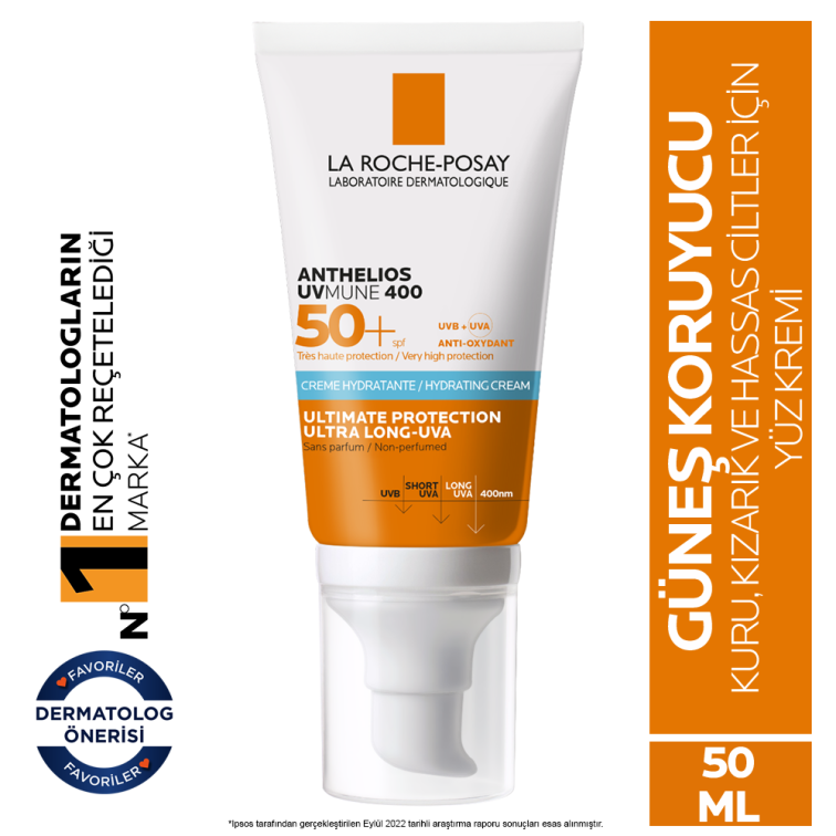 La Roche Posay Anthelios UVMune SPF50+ Nemlendirici Güneş Kremi 50 ml - 2