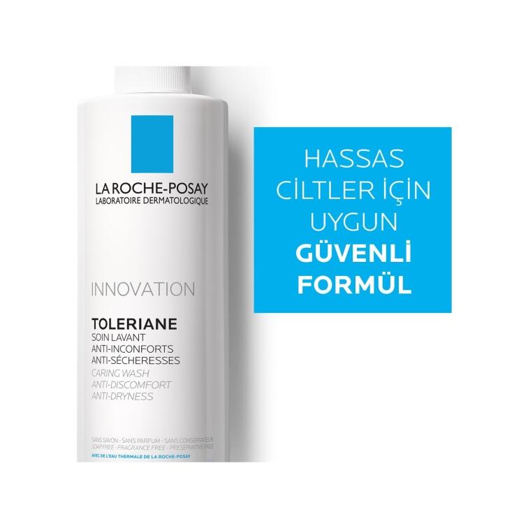 La Roche-Posay Toleriane Caring Wash 400 ml Hassas Ciltler Yüz Temizleyici Jeli - 2