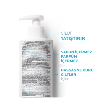 La Roche-Posay Toleriane Caring Wash 400 ml Hassas Ciltler Yüz Temizleyici Jeli - 3