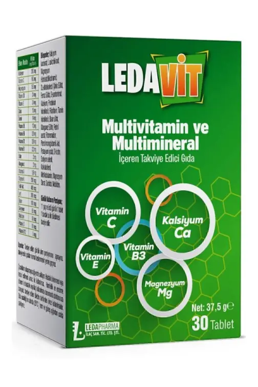 Ledavit Multivitamin Mineral 30 Tablet - 1