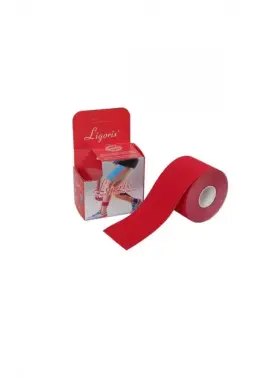 Ligorix Kinesio Tape Ağrı Bandı 5cm x 5m - Kırmızı - Ligorix