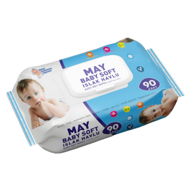 Maysoft Baby Islak Mendil 90'lı - May Soft