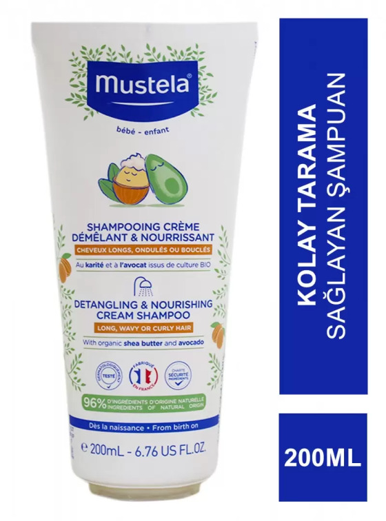 Mustela Dolaşıklık Karşıtı Besleyici Şampuan 200 ml - Mustela