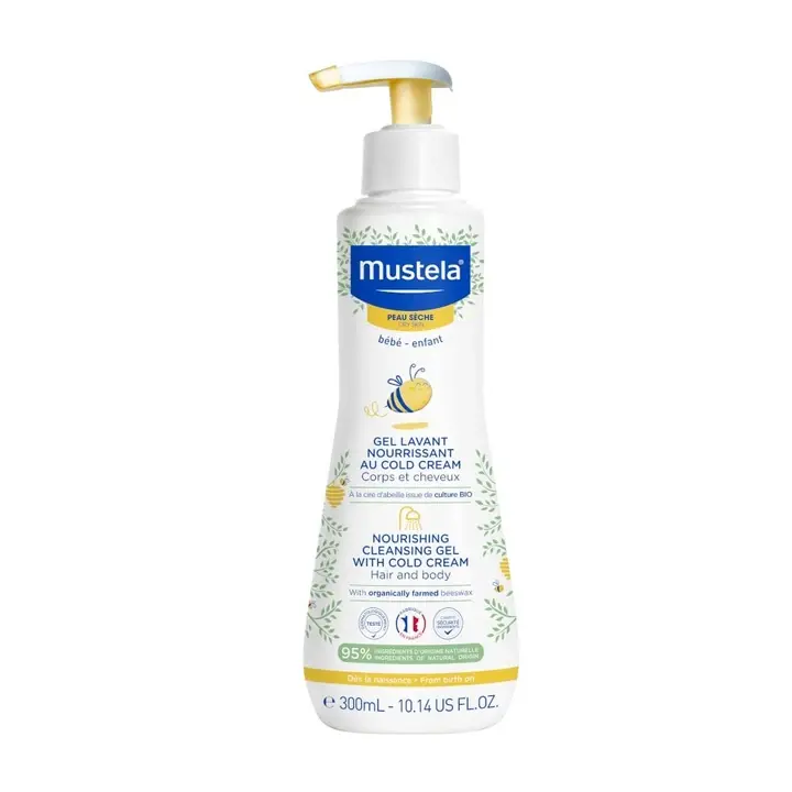 Mustela Nourishing Cleansing Gel With Cold Cream Şampuan 300 ml - 1