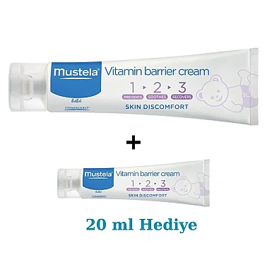 Mustela Pişik Önleyici Krem 100 ml Set + Çanta Boy Hediye - 3