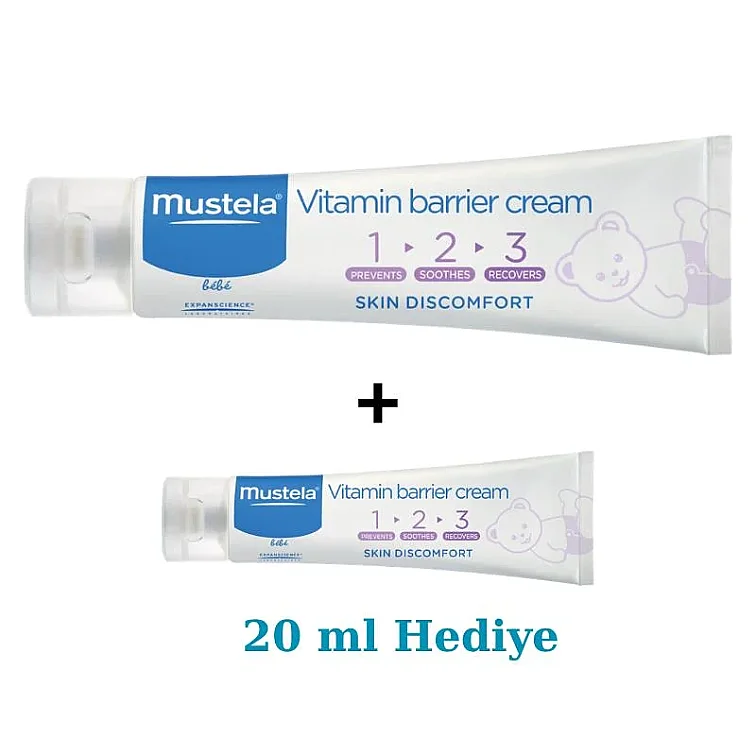 Mustela Pişik Önleyici Krem 100 ml Set + Çanta Boy Hediye - 3