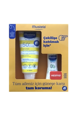Mustela - Mustela Güneş Losyonu SPF50 200 ml + Mustela Hydra Bebe 100 ml (1)