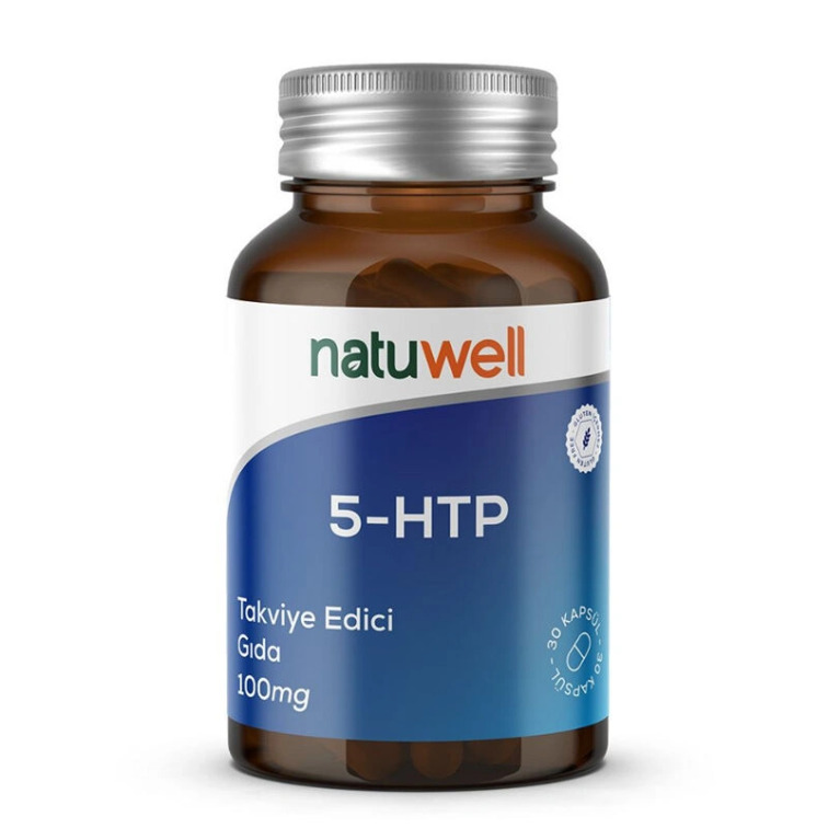 Natuwell 5-HTP 100 mg Takviye Edici Gıda 30 Kapsül - natuwell