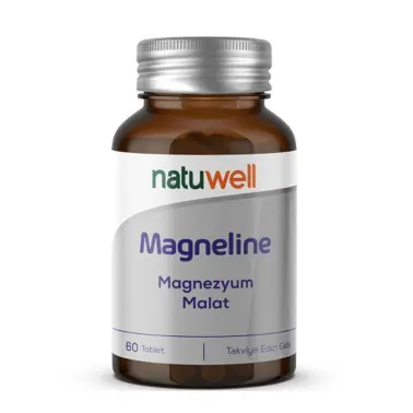 Natuwell Magneline Magnezyum Malat İçerikli Takviye Edici Gıda 60 Tablet - natuwell