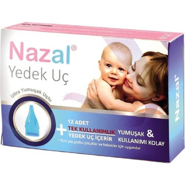 Nazal Burun Aspiratörü Yedek Uç 12'li - 1