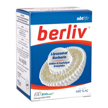 NBT İlaç Berliv Lipozomal Berberin Takviye Edici Gıda 60 Kapsül - NBT