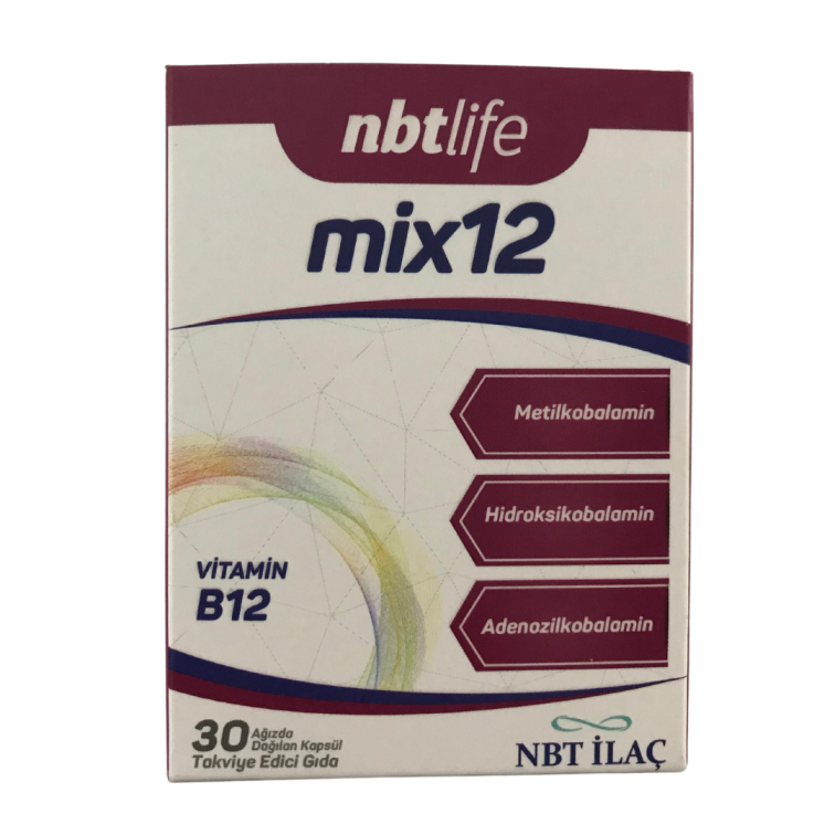 NBT Life Mix Vitamin B12 30 Kapsül - 1