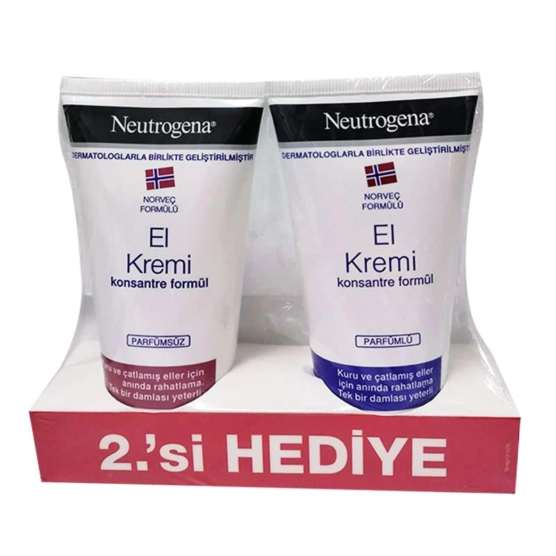 Neutrogena Parfümsüz El Kremi 75 ml - Parfümlü El Kremi 75 ml HEDİYE - 1