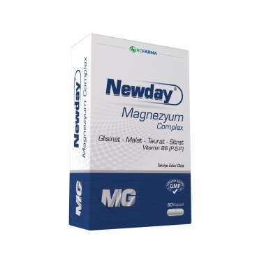 Newday Magnezyum Complex 60 Kapsül - Newday