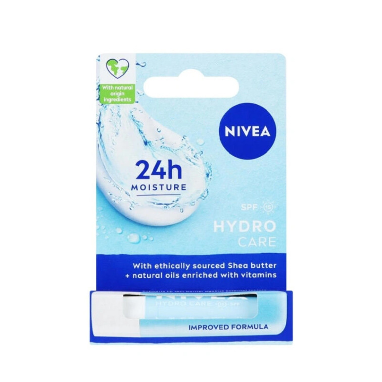 Nivea Hydro Care Dudak Bakım Kremi 4.8 gr - Nivea