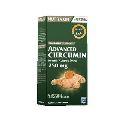 Nutraxin Advanced Curcumin 750 mg Takviye Edici Gıda 30 Yumuşak Kapsül - 1