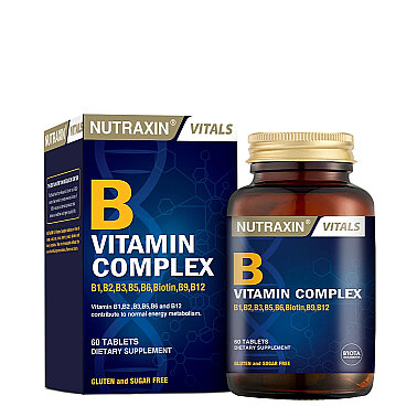Nutraxin B Vitamin Complex 60 Kapsül