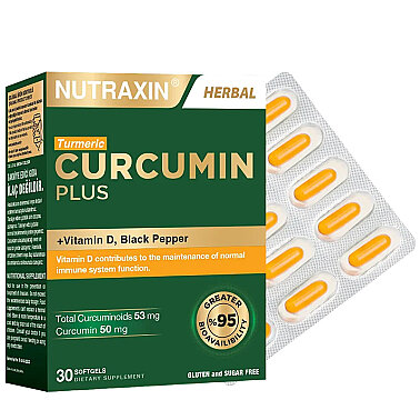 Nutraxin Curcumin Plus Takviye Edici Gıda 30 Yumuşak Kapsül - 2