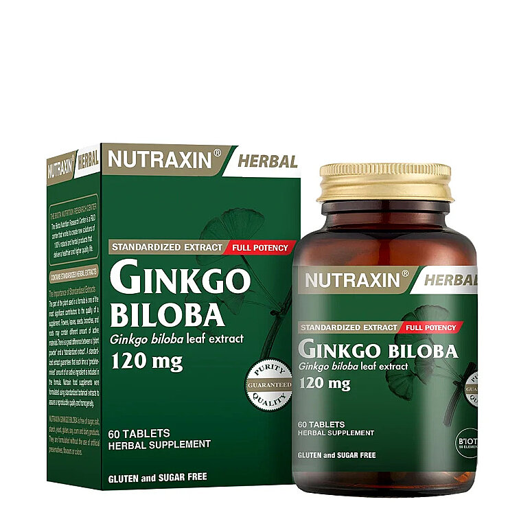 Nutraxin Ginkgo Biloba 60 Kapsül - 1