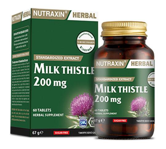 Nutraxin Milk Thistle 200 Mg 60 Tablet - 1