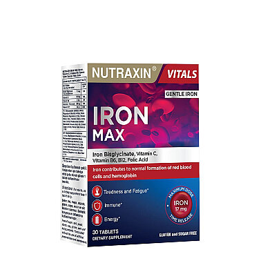 Nutraxin Iron Max Takviye Edici Gıda 90 Tablet - 3 al 2 Öde