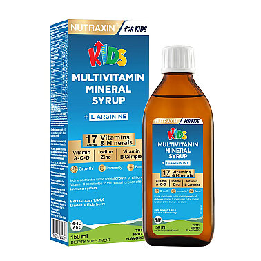 Nutraxin Kids Multivitamin Mineral Şurup 150 ml