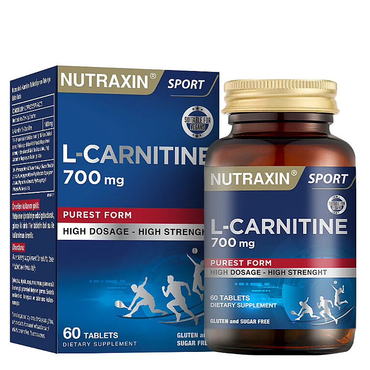 Nutraxin L-Carnıtıne 60 Kapsul - 1