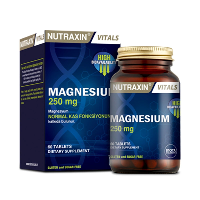 Nutraxin Magnesium 250 Mg 60 Tablet - 1