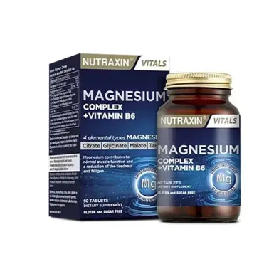 Nutraxin Magnesium Complex + Vitamin B6 60 Tablet - Nutraxin