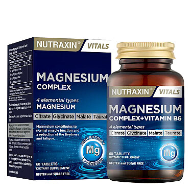 Nutraxin Magnesium Complex + Vitamin B6 60 Tablet