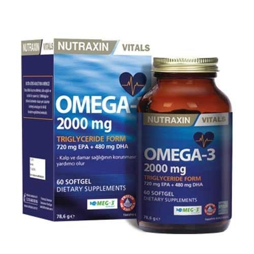 Nutraxin Omega-3 2000 Mg 60 Softgel - 1
