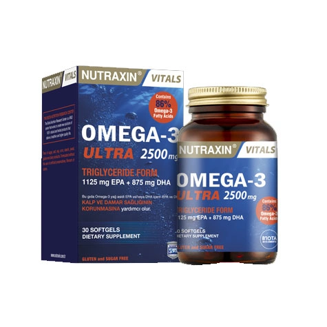 Nutraxin Omega-3 Ultra 2500 mg 30 Yumuşak Kapsül - 1