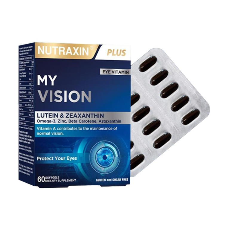 Nutraxin Plus My Vision Göz Vitamini Lutein Zeaksantin 60 Kapsül - 1