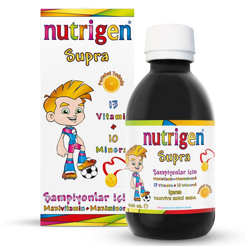 Nutrigen Supra Portakal Aromalı Şurup 200 ml - Nutrigen 