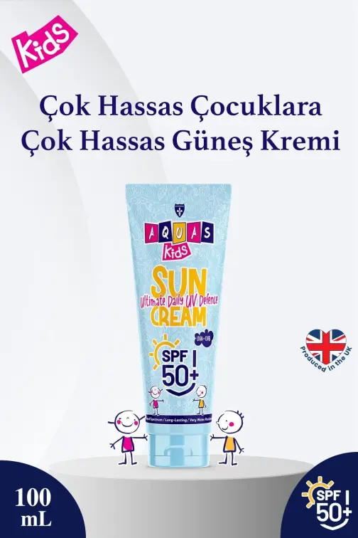 Nutrigen Üzüm + Aquas Kids Spf 50+ Sun Cream Çocuk Güneş Kremi Yaz Seti - 3