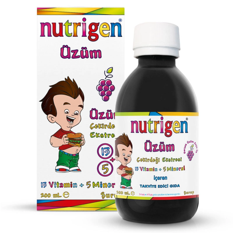 Nutrigen Üzüm Pediatrik Şurup 200 ml - 1