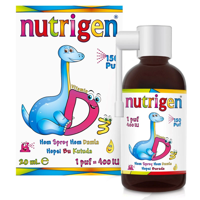 Nutrigen Vitamin D3 Sprey - Damla 20 ml - 1