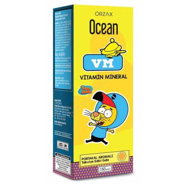 Ocean 150 ml Portakal Aromalı Vm Vitamin Mineral