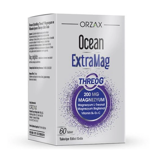 Orzax Ocean Extramag Threog 200 mg Tablet 60'lı - Orzax Ocean