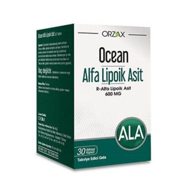 Ocean Alfa Lipoik Asit 600 mg 30 Kapsül - Orzax Ocean