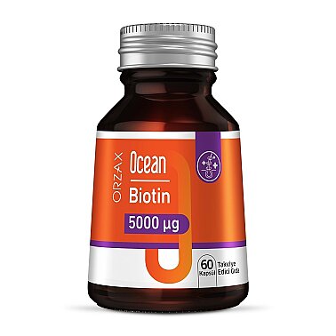 Ocean Biotin 60 Kapsül 5000 mcg