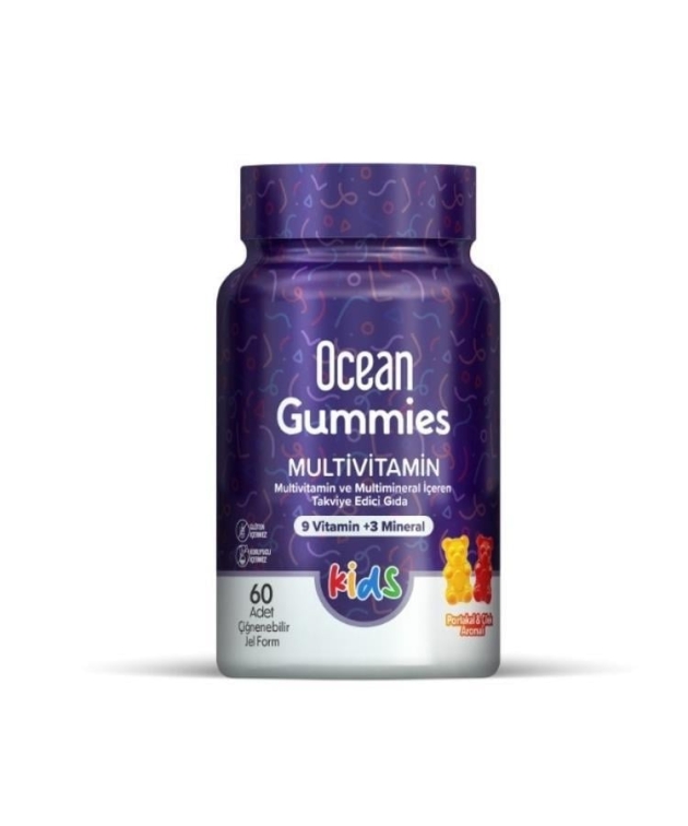 Ocean Gummies Multivitamin 60 Çiğnenebilir Jel Form - 1