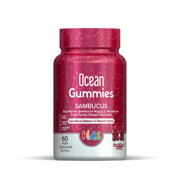 Ocean Gummies Sambucus Kids 60 Jel Form - 1